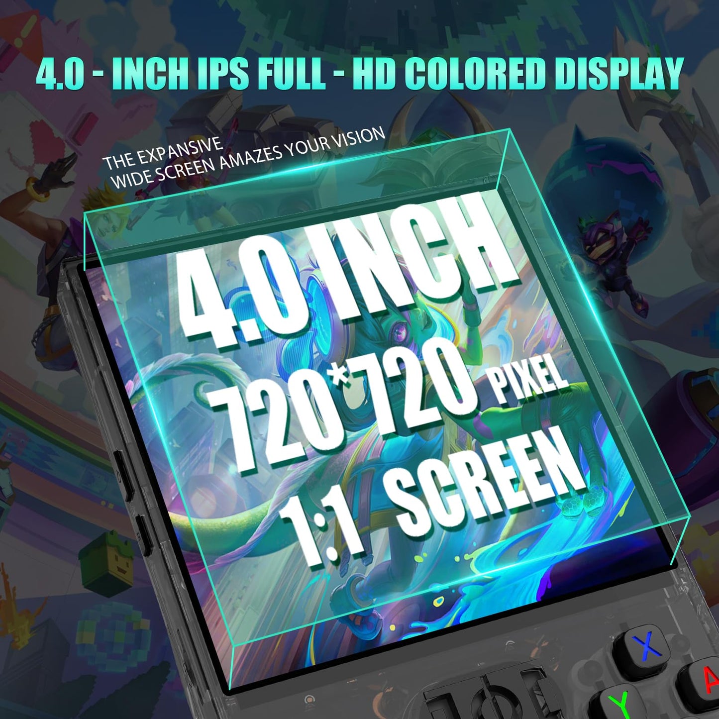 2025 New R36Max Handheld Game Console Portable Mini Retro Handheld Game Console 4.0" 4K