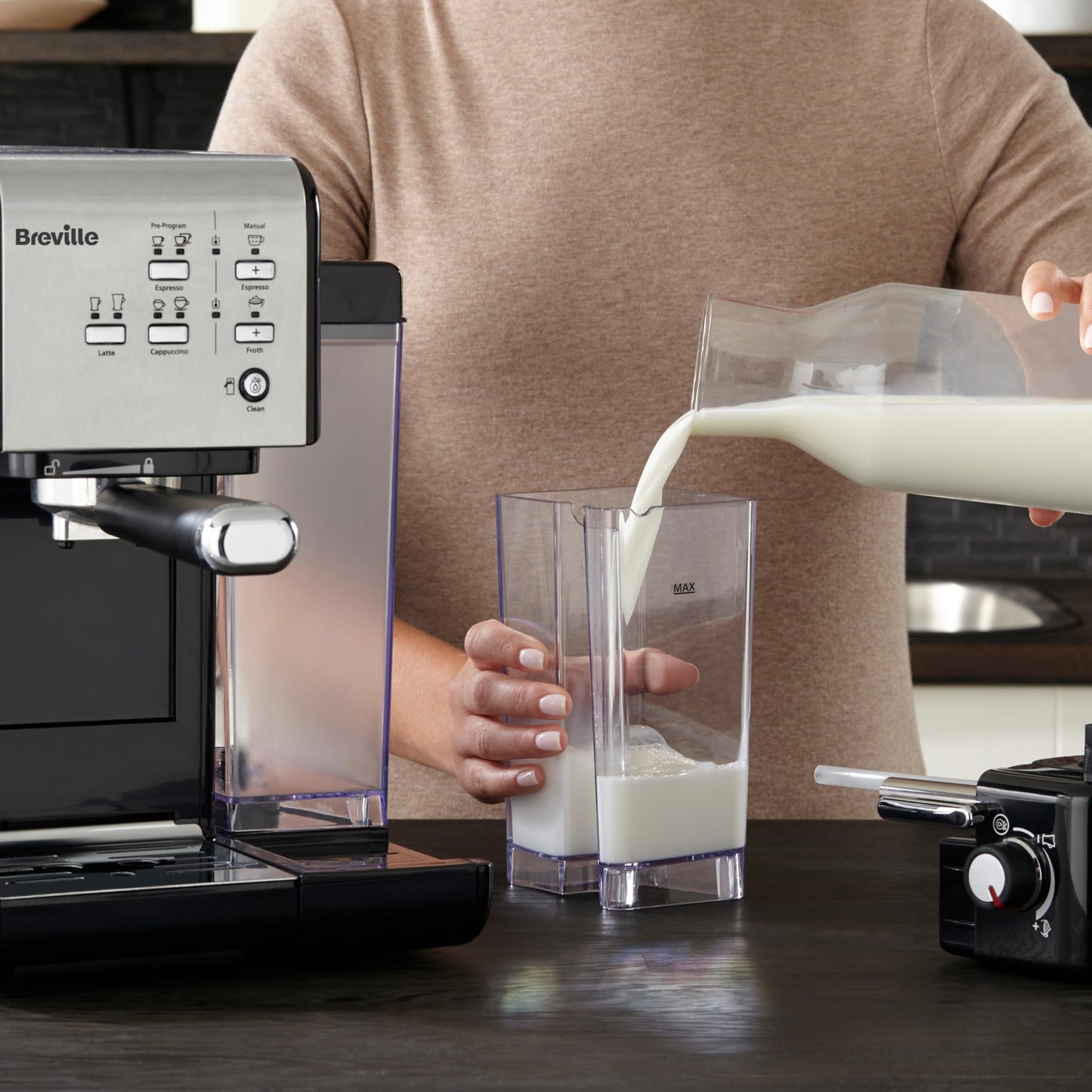 Breville One-Touch CoffeeHouse Coffee Machine | Espresso, Cappuccino & Latte Maker