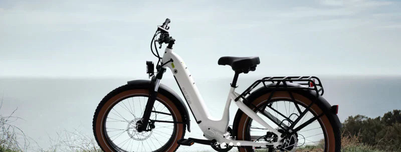 AIMA Big Sur All-Terrain E-Bike in White